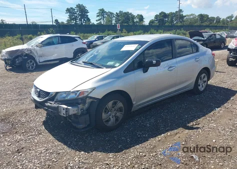 2014 Honda Civic Lx из США, поврежденный, VIN 2HGFB2F53EH516781